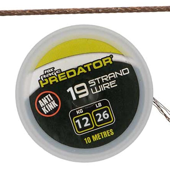 Fox Rage Predator 19-S Coated Steel Wire 10m